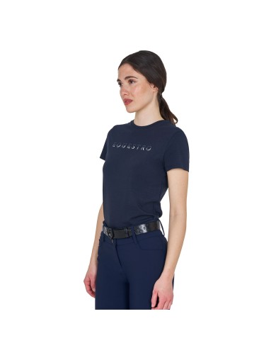 WOMEN S LOGO LAMINA COTTON T-SHIRT