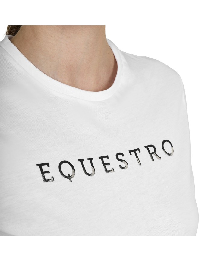 WOMEN S LOGO LAMINA COTTON T-SHIRT