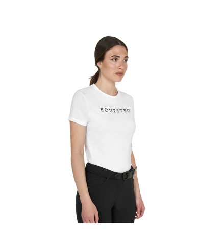 WOMEN S LOGO LAMINA COTTON T-SHIRT
