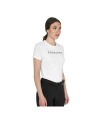 WOMEN S LOGO LAMINA COTTON T-SHIRT