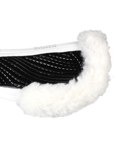 CC TWIN SIDED GEL PAD 1/2 SHEEPSKIN EDGE
