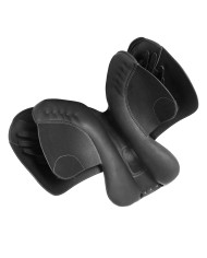 BERNINI ALL PORPOSE SADDLE - FLOCKED PANELS - DOUBLE LEATHER PLUS