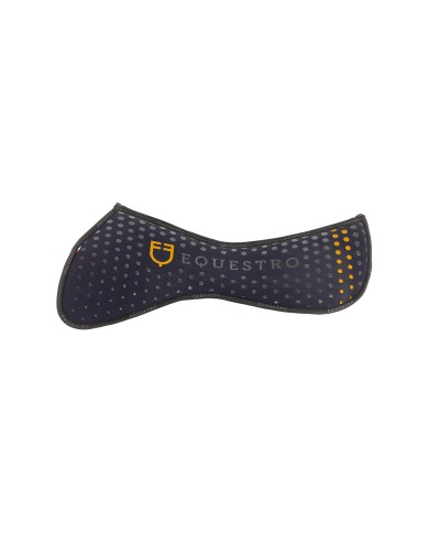 COMPENSA. EQ. IN M.FOAM CON GRIP, TESSUTO TRAFORATO SUL GAR. LOGO GIALLO