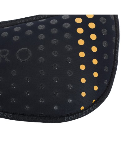 COMPENSA. EQ. IN M.FOAM CON GRIP, TESSUTO TRAFORATO SUL GAR. LOGO GIALLO