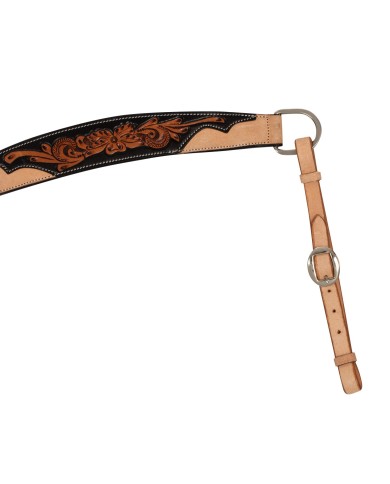 DARK FLORAL WESTERN BREASTCOLLAR