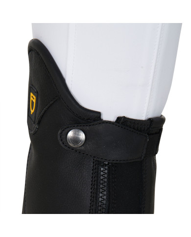 Ghette unisex in morbido cuoio con cerniera laterale Ghette unisex in morbido cuoio con cerniera laterale