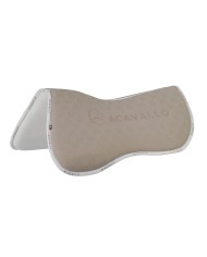 MEMORY FOAM HALF PAD W//BAMBOO FIBER UNDERSIDE