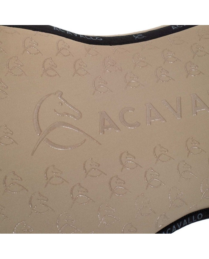 MEMORY FOAM HALF PAD W//BAMBOO FIBER UNDERSIDE