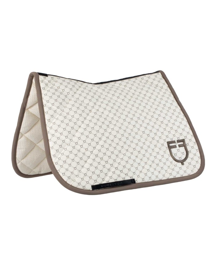 DRESSAGE MONOGRAM PRINT SADDLE PAD