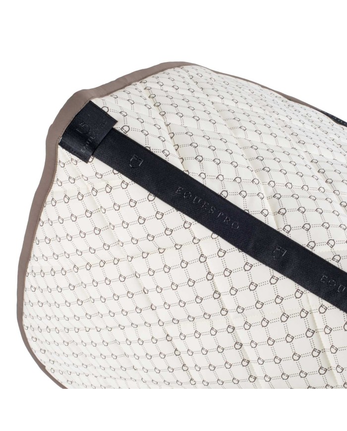 DRESSAGE MONOGRAM PRINT SADDLE PAD