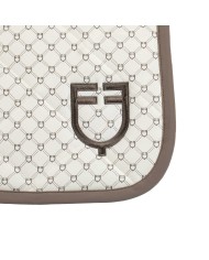 DRESSAGE MONOGRAM PRINT SADDLE PAD