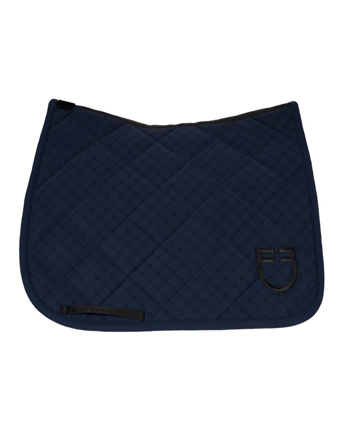 DRESSAGE MONOGRAM PRINT SADDLE PAD