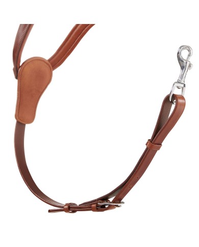 CALFSKIN LEATHER 5 POINT ATTACHMENT BREASTPLATE