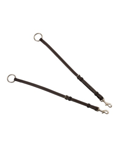 SOFT LEATHER SHAPED FANCY STITCHED BREASTPLATE WITH REMOVABLE MARTINGALE