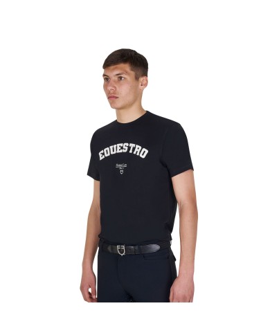 MEN S EQUESTRO HORSE CLUB COTTON T-SHIRT