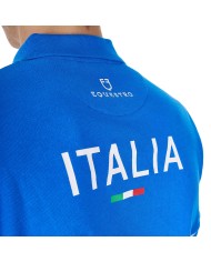 MEN S COTTON PIQUET POLO SHIRT SS BUTTONS EQUESTROxFISE