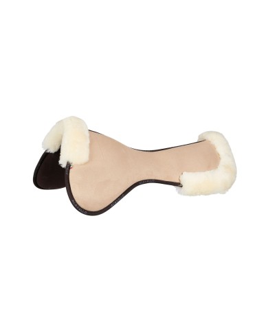 CLOSE CONTACT MEMORY FOAM 1/2 PAD W/SHEEPSKIN