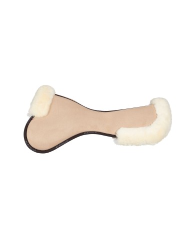 CLOSE CONTACT MEMORY FOAM 1/2 PAD W/SHEEPSKIN