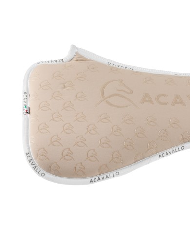 SPINE FREE & MEMORY FOAM 1/2 PAD DRESSAGE W/SILICON GRIP & BAMBOO