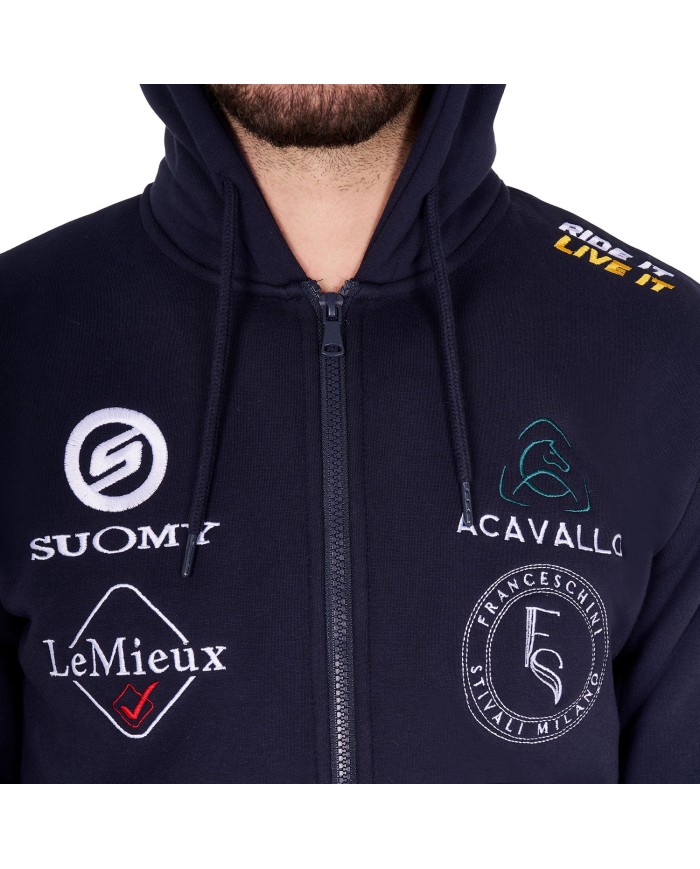 NEW STYLE MEN S MULTILOGO HOODIE