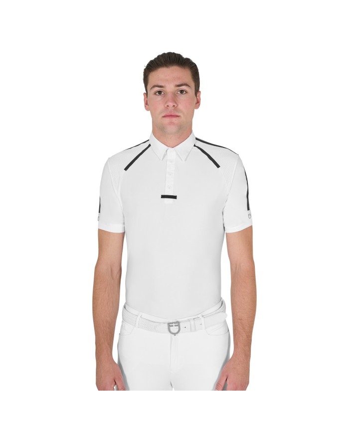 MEN S COMPETITION POLO SHIRT SS BUTTONS