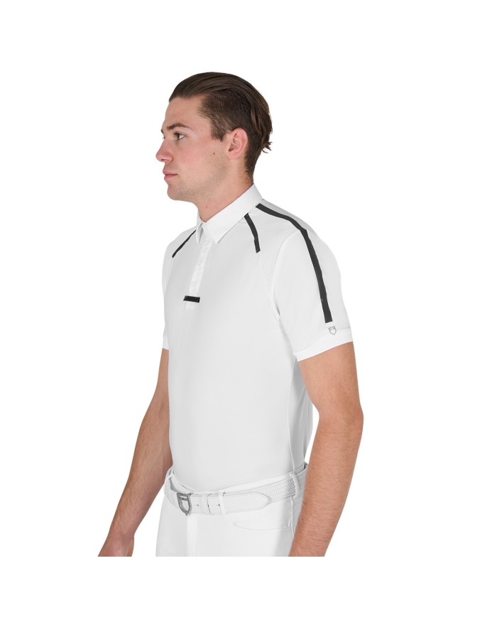 MEN S COMPETITION POLO SHIRT SS BUTTONS