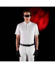 MEN S COMPETITION RIDERTECHNOLOGY POLO SHIRT SS WITH BUTTONS