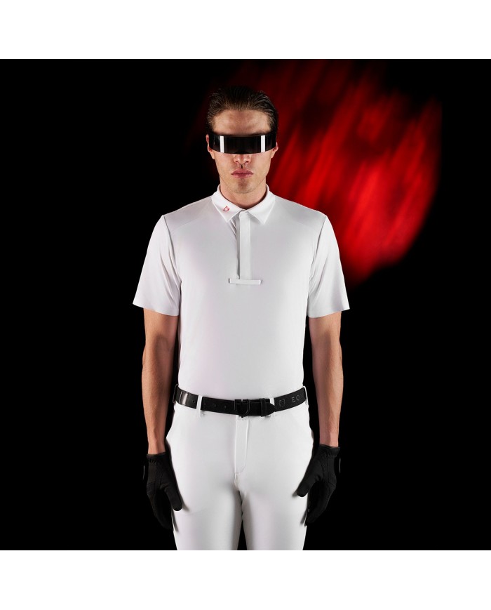 MEN S COMPETITION RIDERTECHNOLOGY POLO SHIRT SS WITH BUTTONS