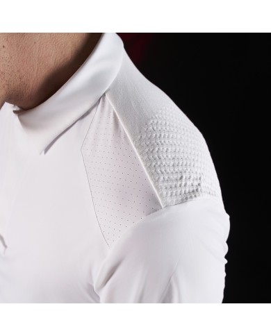 MEN S COMPETITION RIDERTECHNOLOGY POLO SHIRT SS WITH BUTTONS