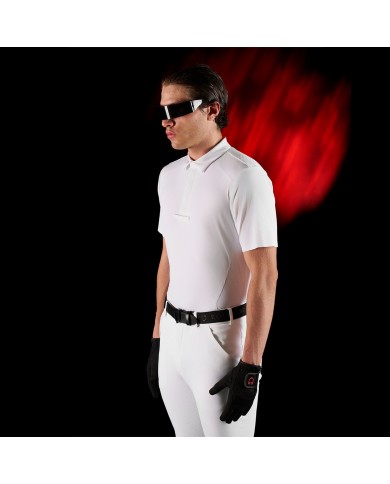 MEN S COMPETITION RIDERTECHNOLOGY POLO SHIRT SS WITH BUTTONS