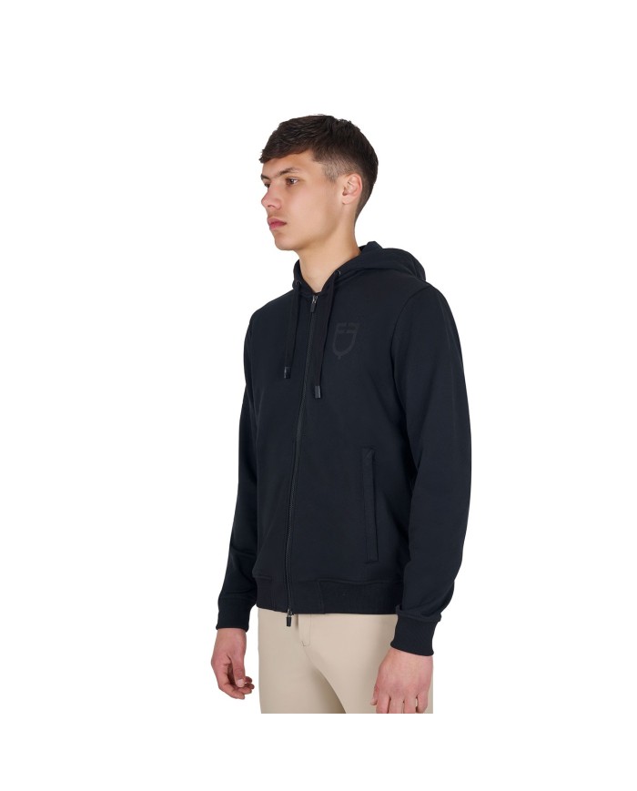 MEN S SHINY TRASPARENT LOGO HOODIE