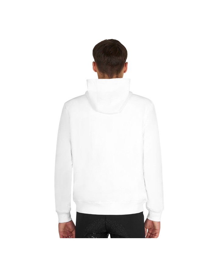 MEN S SHINY TRASPARENT LOGO HOODIE