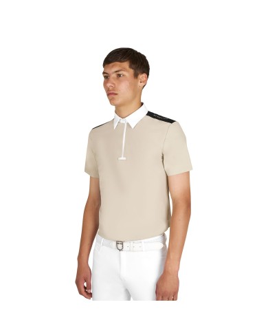 MEN S BASIC COMPETITION POLO SHIRT SS ZIP