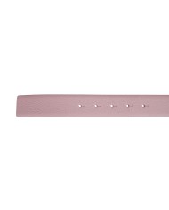 CINTURA IN CUOIO LISCIO DOUBLE FACE CON FIBBIA LOGO