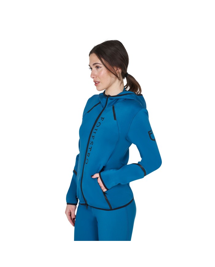 WOMEN S TECNO JERSEY HOODIE ZIP