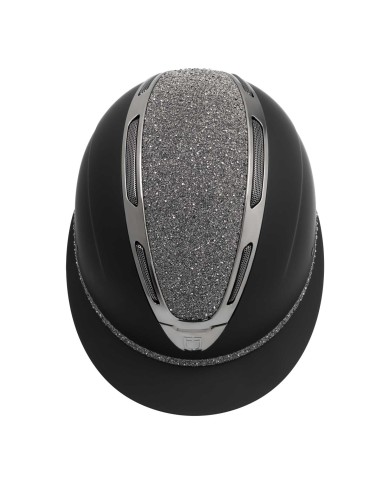 WOMEN APOCALIPSE HELMET WITH DIAMONDS AND MATTE SHELL