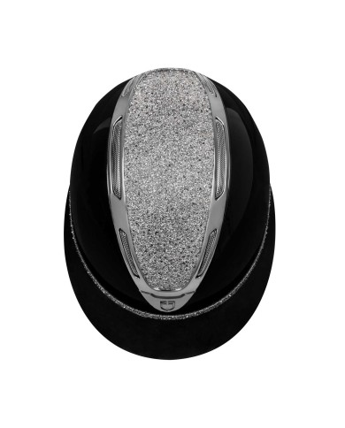 WOMEN APOCALIPSE HELMET WITH DIAMONDS AND SHINY SHELL