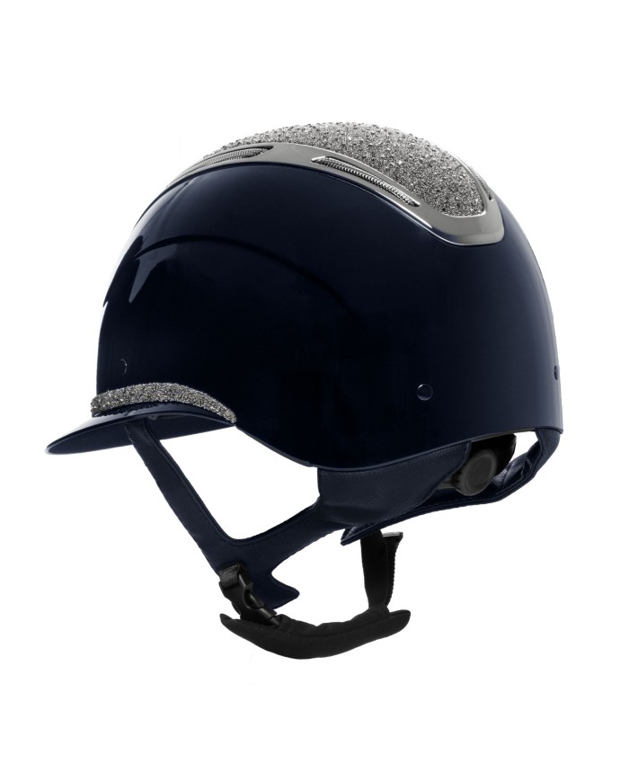 WOMEN APOCALIPSE HELMET WITH DIAMONDS AND SHINY SHELL