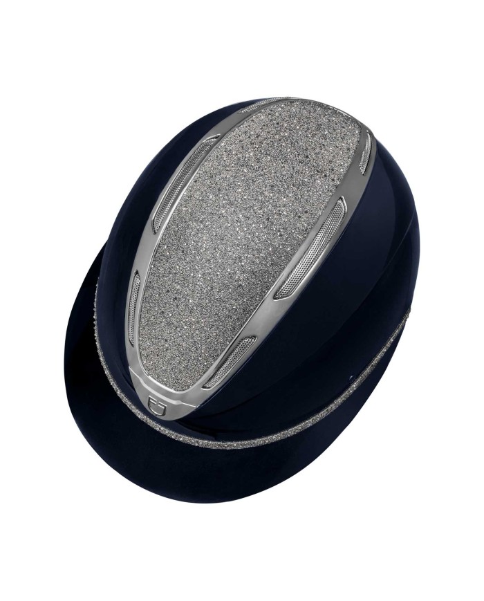 WOMEN APOCALIPSE HELMET WITH DIAMONDS AND SHINY SHELL