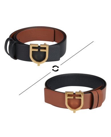 Cintura in cuoio liscio double face Cintura in cuoio liscio double face