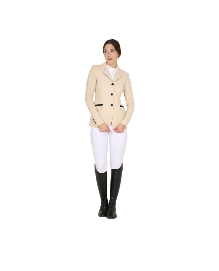 TECHNICAL WOMAN RIDING JACKET 1/2 MESH