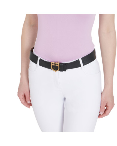 Cintura in cuoio liscio double face Cintura in cuoio liscio double face