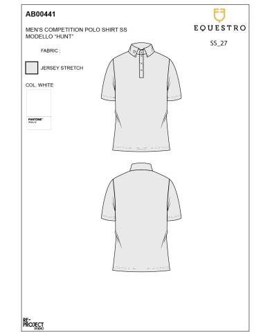 POLO UOMO MANICA CORTA TESSUTO TECNICO MODELLO HUNT