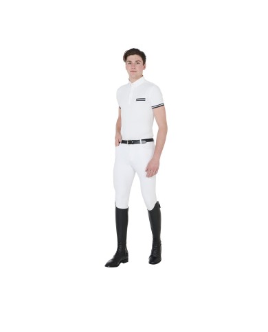 POLO UOMO MANICA CORTA TESSUTO TECNICO MESH MODELLO GAREN