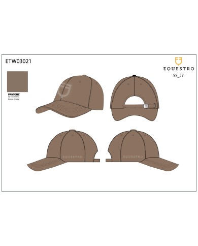 WOMAN BASEBALL CAP WITH RHINESTONE LOGO