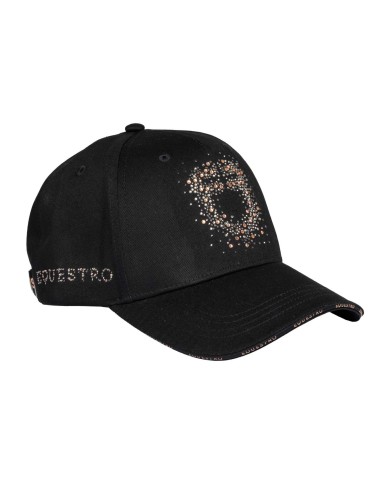 WOMAN BASEBALL CAP WITH RHINESTONE LOGO
