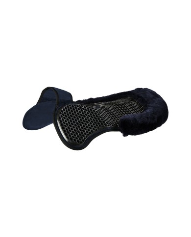 WITHERS FREE HEXAGONAL SOFT GEL PAD W/MICROPILE & BACK SHEEPSKIN EDGE