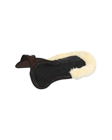 WITHERS FREE HEXAGONAL SOFT GEL PAD W/MICROPILE & BACK SHEEPSKIN EDGE