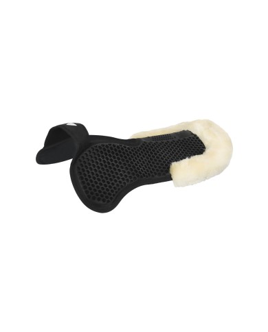 WITHERS FREE HEXAGONAL SOFT GEL PAD W/MICROPILE & BACK SHEEPSKIN EDGE
