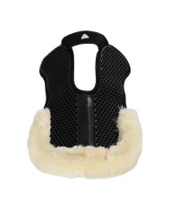 WITHERS FREE HEXAGONAL SOFT GEL PAD W/MICROPILE & BACK SHEEPSKIN EDGE
